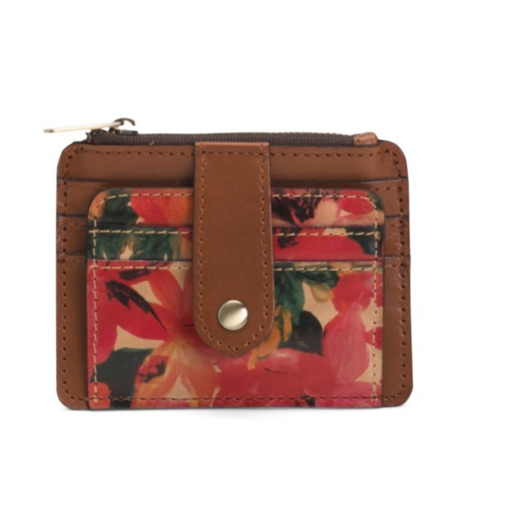 Spring‎ Multi Leather ID Card Wallet Patricia Nash OS Size 4.75"x3.5" Organizer